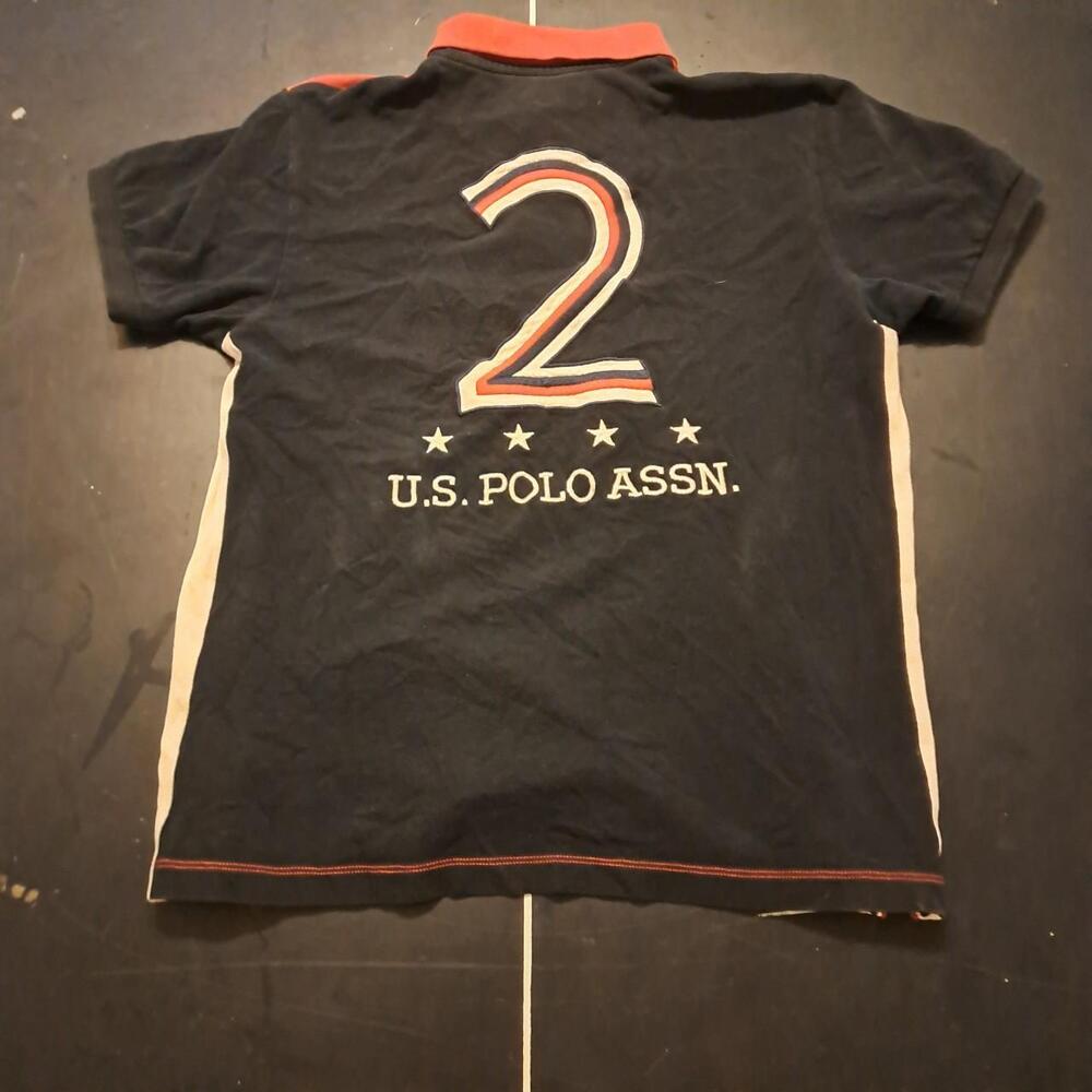 U.S. Polo Assn. Men's Black and Red Polo-shirts